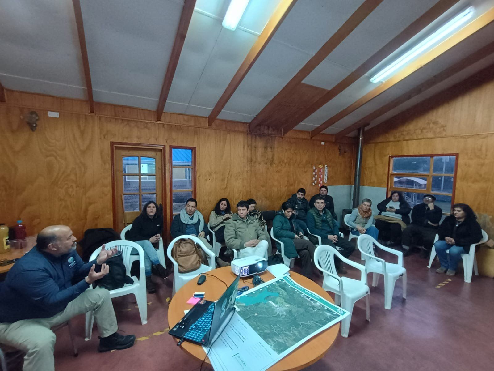 Taller participativo con la comunidad de Lago Verde para el Plan de Acción Comunal de Cambio Climático